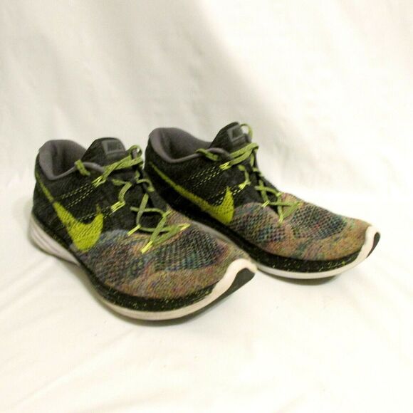 NIKE MENS FLYKNIT LUNAR 3 MULTI-COLOR RUNNING SHOES 718675 046 12.5 - Picture 9 of 12